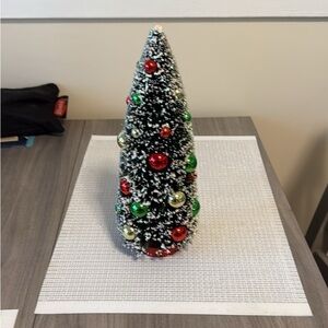 Elf On The Shelf Festive Holiday Tabletop Christmas Tree with Ornaments